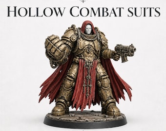 Hollow Men Combat Suits - Hollow Legion - HighlandGamingMinis Exclusive Range Tabletop Wargaming for Grimdark