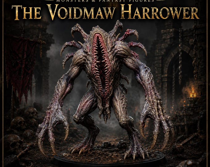 Voidmaw Harrower - HGM Exclusive Resin Dark Fantasy Monster Centerpiece