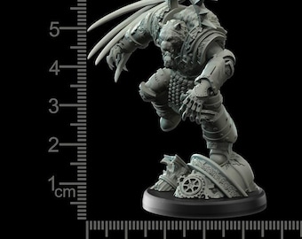 Lord Tigrus with Hand Variants - Romanus - Sci-Fi Grimdark - Character Miniature