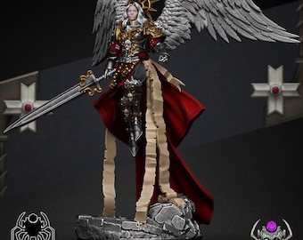 Archangel of Revenge - Battle Sisters - for Sci-Fi Wargames & TTRPG | Eight Legs Miniatures mini