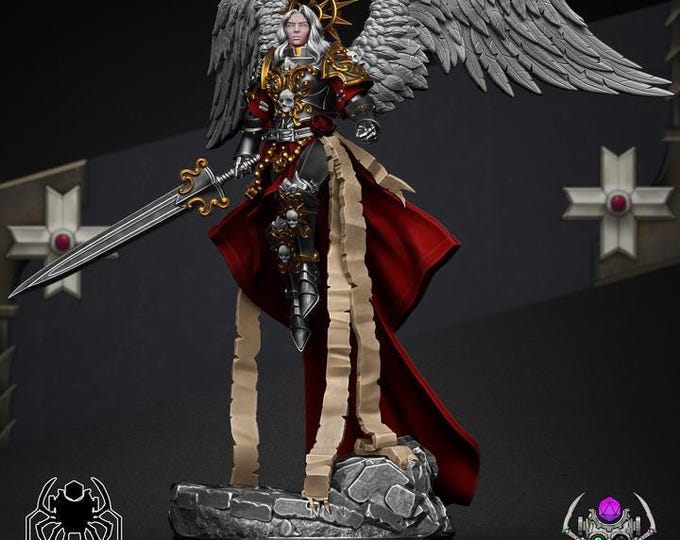 Archangel of Revenge - Battle Sisters - for Sci-Fi Wargames & TTRPG | Eight Legs Miniatures mini