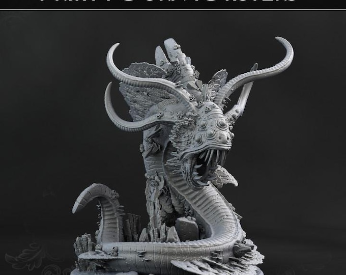 Dire Anglefish Sanctum protector| Fantasy | Print your Monster | PathFinder | Mini | Tabletop Wargaming | Dungeons and Dragons | Mini