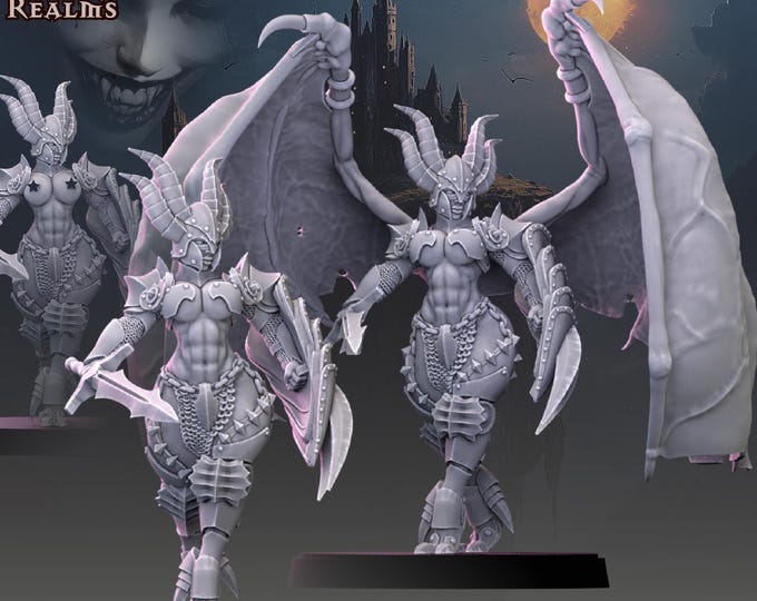 Vampire Valkyrie – Across The Realms – Sci-Fi – Resin Unit