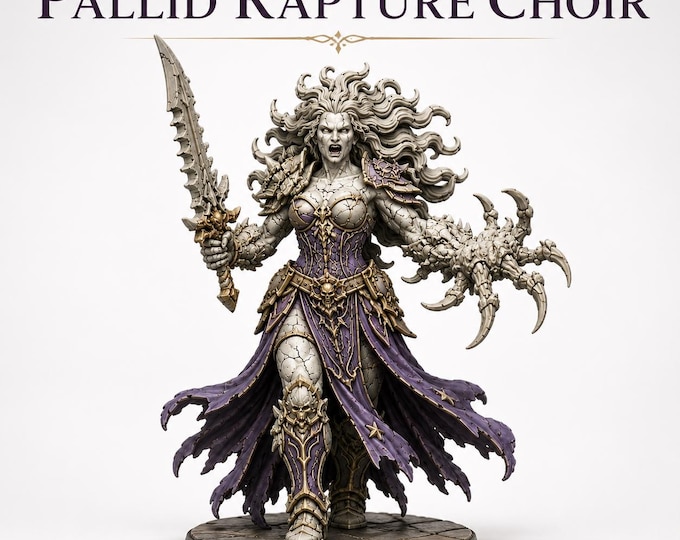 Chaos Excess Possessed - The Pallid Rapture Choir - Marble Legion - Legion Wars Highland Gaming Minis Exclusive Multi-Verse Grimdark OPR