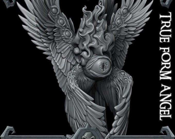 True Form Angel - Rocket Pig Games - Fantasy Resin Miniature