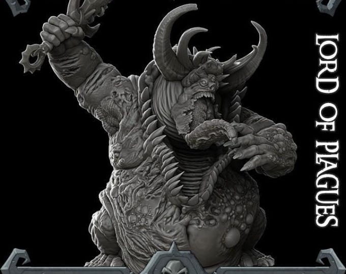 Lord of Plagues - Rocket Pig Games - Fantasy Resin Miniature