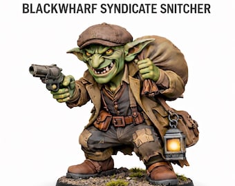 Grot Blackwharf Snitcher Blackiron legion - Legion Wars Exclusive Highland Gaming Minis  Tabletop Wargaming Multi-Verse Grimdark OPR Sci-Fi
