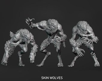 Skin Wolfs - Frigid Miniatures - Tabletop Wargaming for Grimdark | Alternative  | OPR Sci-Fi mini