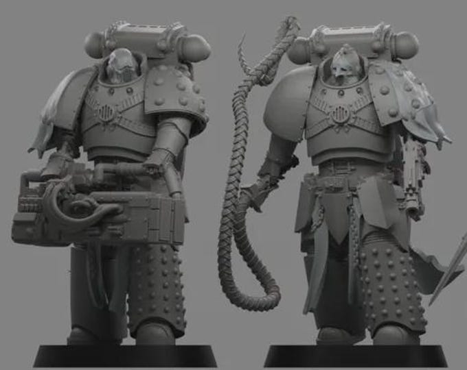 Truescale Marines upgrade kit for MK T X V - Sedivalle - Tabletop Wargaming for Grimdark | OPR | Sci-fi