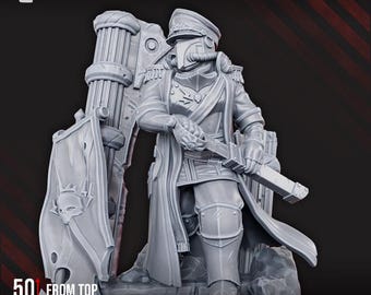 Lord Laberius Solis - DakkaDakka Licensed 28mm Resin Sci-Fi Miniature