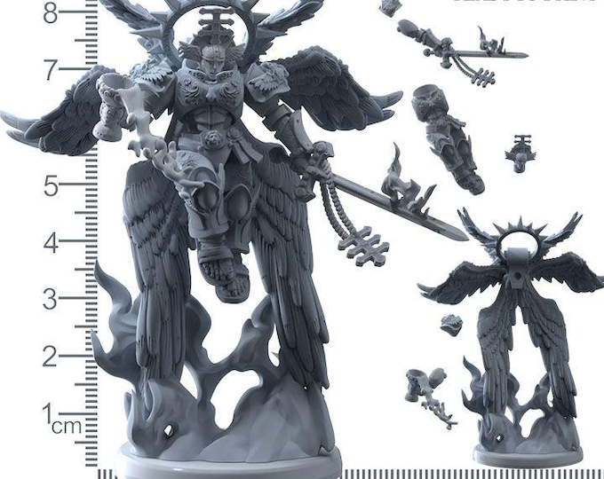 Seraphim Guard  - Sangreal - Printerra Studios - Tabletop Wargaming Miniature for Grimdark | OPR | Sci-fi