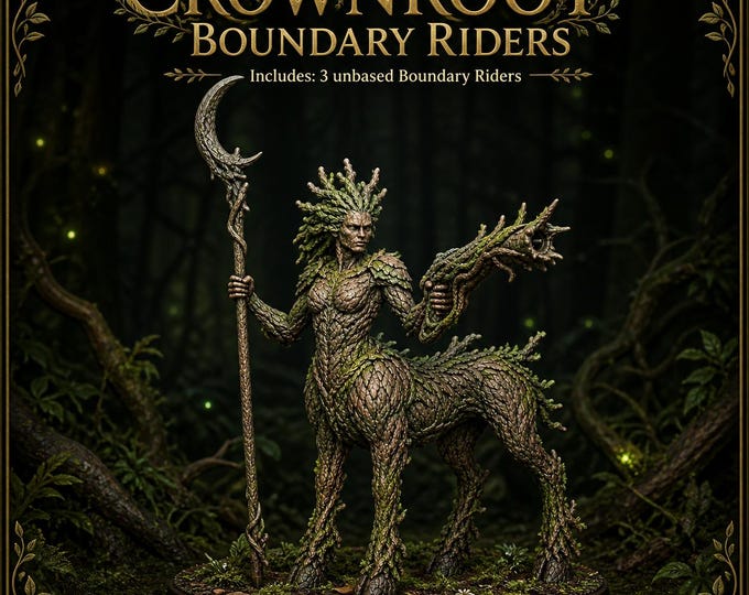 Crownroot Boundary Riders | Pose 1, 2, 3 or All 3 | 60–120 mm Oval Resin Cavalry | HGM