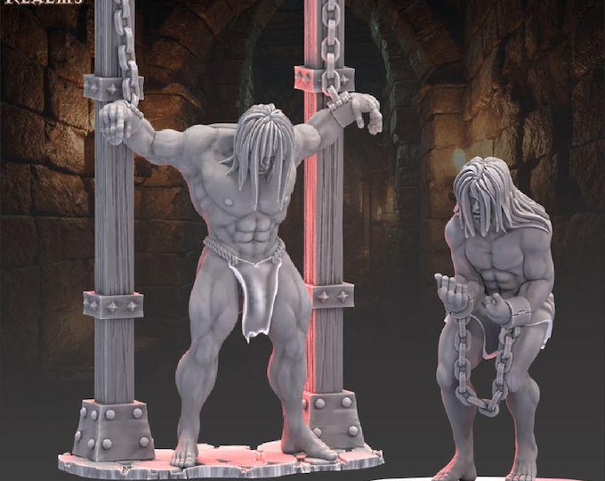 Male Prisoners - Across the Realms - Tabletop Wargaming for Grimdark | Alternative  | OPR Sci-Fi mini