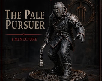 The Pale Pursuer | Legends of Crime Villain Miniature | HGM Resin Character