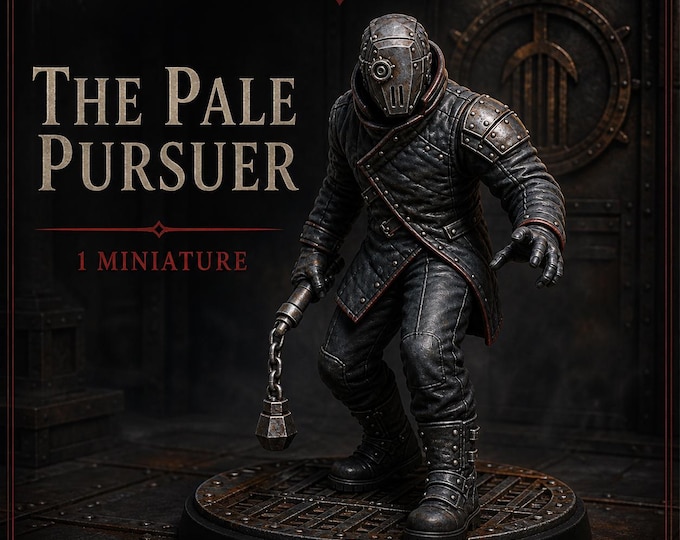 The Pale Pursuer | Legends of Crime Villain Miniature | HGM Resin Character