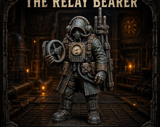 Relay Bearer - 28mm or 32mm Sci-Fi Resin Miniature - HGM Exclusive
