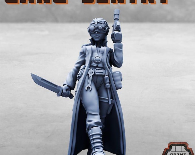 Gang Sentry - Print Minis - Grimdark - Print Minis - Fantasy Resin Miniature