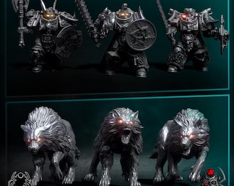 Sons of the Storm Howling Pack - for Sci-Fi Wargames & TTRPG | Eight Legs Miniatures mini