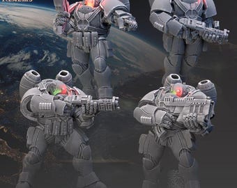 Flying Suit Operatives – Across The Realms – Sci-Fi – Resin Unit