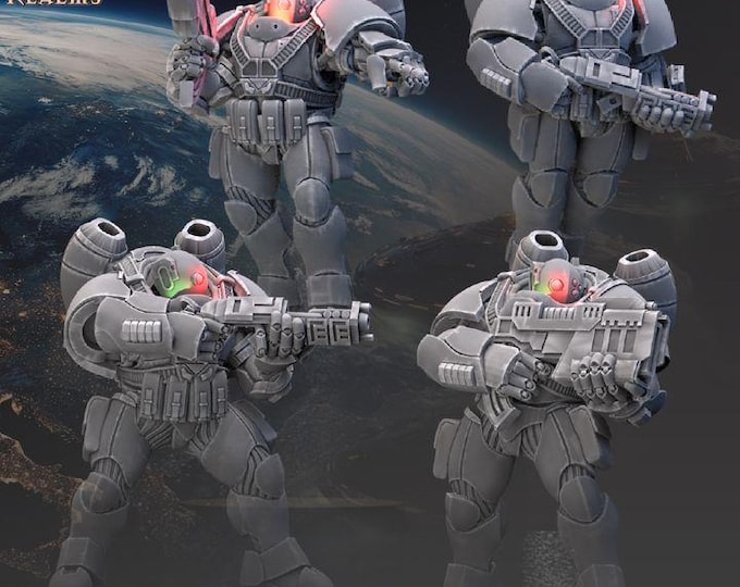 Flying Suit Operatives – Across The Realms – Sci-Fi – Resin Unit