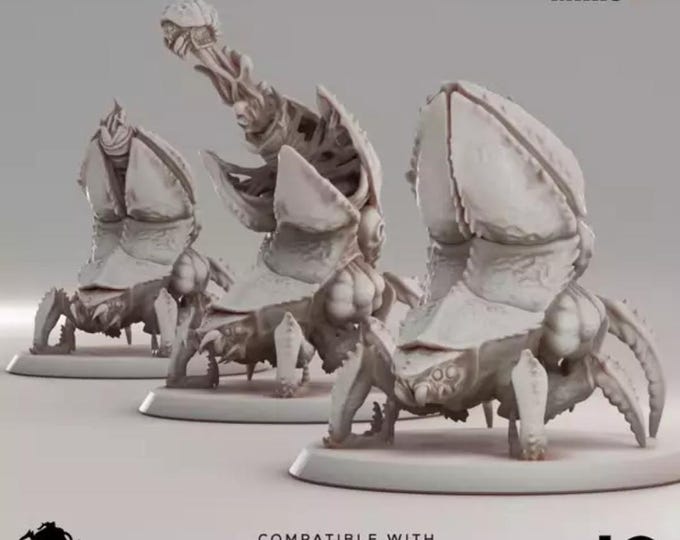 Parasite Spitters (1-6) - Miniatures - Deep Hive - Oshounaminis - Tabletop Wargaming for Grimdark | Alternative  | OPR Sci-Fi mini