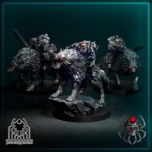 Wolf Riders: Sons of the Storm – Eight Legs Licensed Resin Sci-Fi Cavalry Miniatures