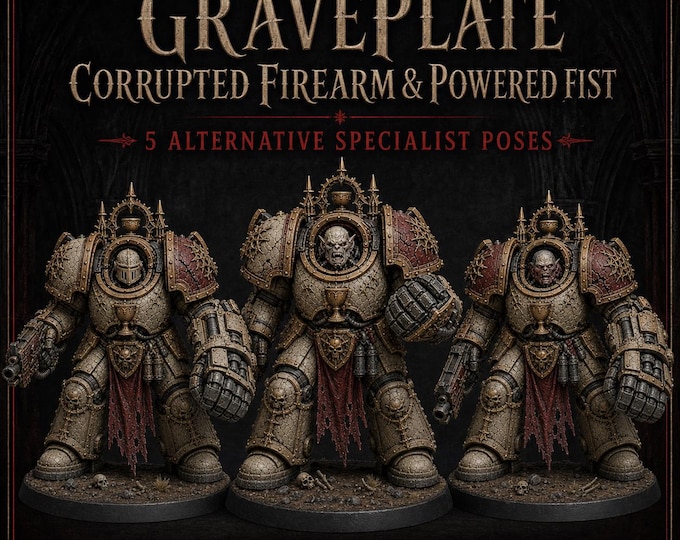 Thirstbound Graveplate | Corrupted Firearm & Powered Fist | 5 Pose Choices | HGM Exclusive