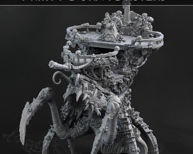 Shrimp Ship | Fantasy | Print your Monster