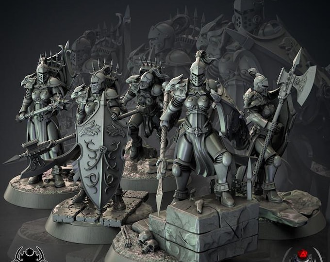 Widows of Heaven Squad - for Sci-Fi Tabletop Wargames & TTRPG | Eight Legs Miniature