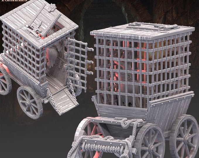 Thrall Cart - Across the Realms - Tabletop Wargaming for Grimdark | Alternative  | OPR Sci-Fi mini