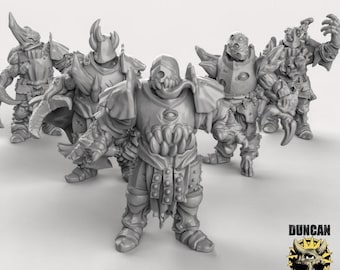 Possessed Chaos Warriors - Duncan Shadow - Sci-Fi - Resin Vehicle