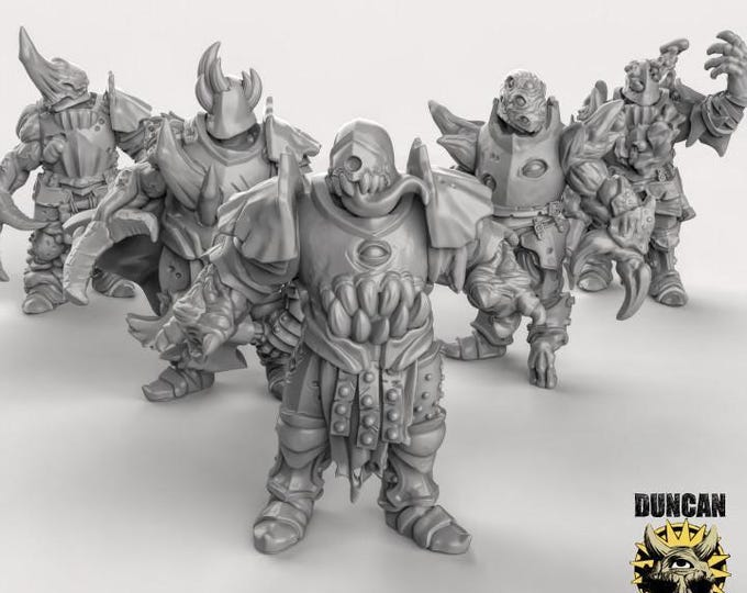 Possessed Chaos Warriors - Duncan Shadow - Sci-Fi - Resin Vehicle