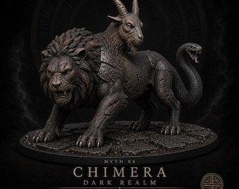 Chimera Multiverse | Choose Dark, Brass, Flesh or Arcane Realm | 32–120mm Resin Monster | HGM Exclusive