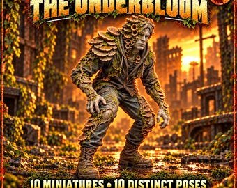 The Underbloom | Choose 1 of 10 Fungal Infected or Complete Unit | 32mm Resin Miniatures | HGM Exclusive