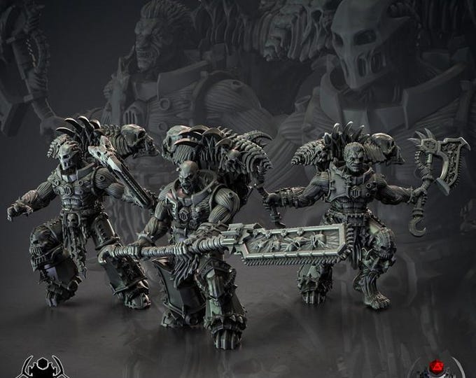 The Bloody Skulls Gladiators - Sci-Fi Wargames & TTRPG | Eight Legs Miniatures mini