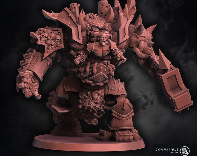 Chaos Wrath Juggernaut Miniatures - Wildmesh - Tabletop Wargaming for Grimdark | Alternative  | OPR Sci-Fi mini