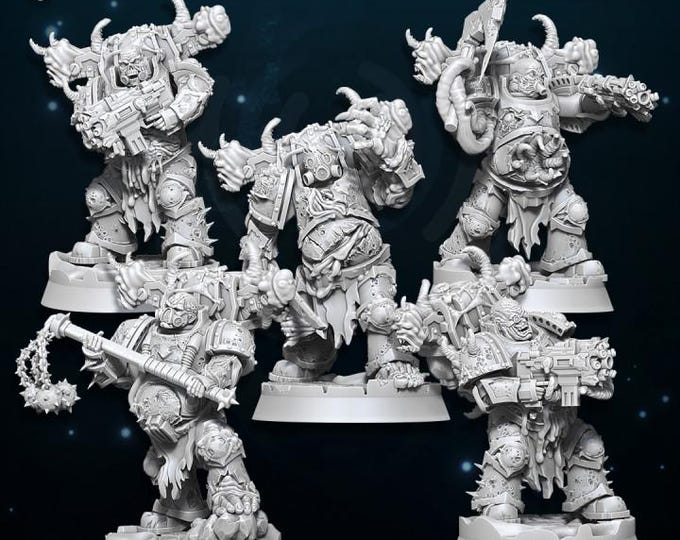 Sons of Plague - Wildmesh - Compatible with Grimdark | OCR | Sci-Fi Miniatures