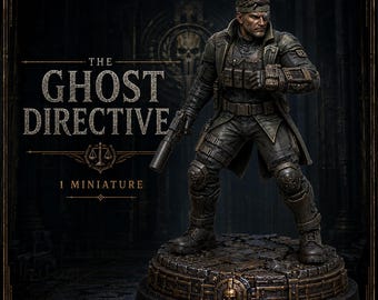 The Ghost Directive | Legends of Judgement | HGM Exclusive Physical Resin Character