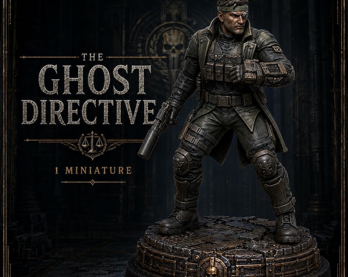 The Ghost Directive | Legends of Judgement | HGM Exclusive Physical Resin Character