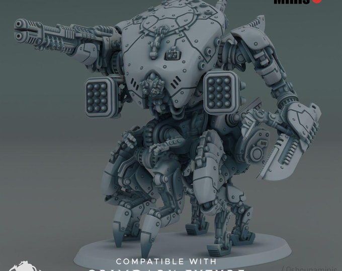 SEA Coalition Baron Battlesuit - Oshounaminis Licensed Resin Sci-Fi Battlesuit Kit