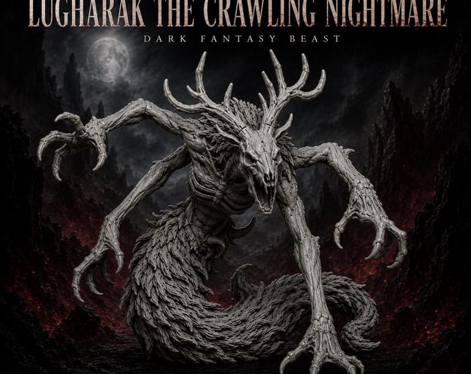 Lugharak The Crawling Nightmare - HGM Exclusive Resin Dark Fantasy Monster Miniature