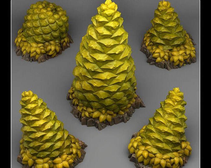 Giant Pine Cone Wargaming Terrain Objectives | Fantastic Plants and Rocks | PathFinder | Mini | Dungeons and Dragons | Fantasy | RPG