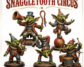 Goblin SnaggleTooth Circus - Charity Miniature Series - HighlandGamingMinis Tabletop Wargaming sci-fi Grimdark