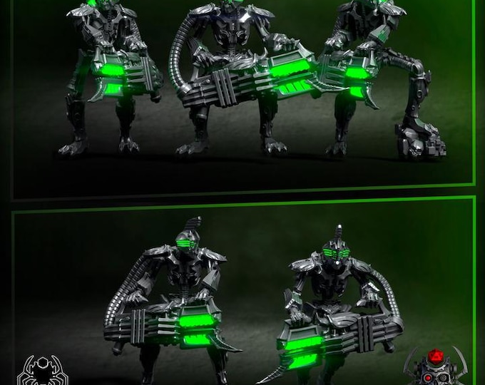 Metal Born Heavy Deconstructors - for Sci-Fi Wargames & TTRPG | Eight Legs Miniatures mini