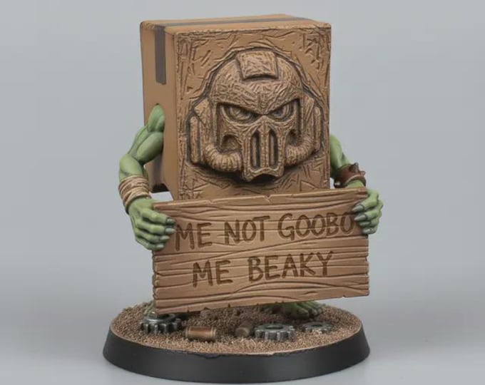 Ork Humour Me not Gobbo me Beaky - Exclusive Animal Rescue Charity Model HighlandGamingMinis Tabletop Wargaming