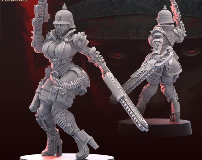 Traitor Pinup Modular Sergeant – Across The Realms – Sci-Fi – Resin Unit