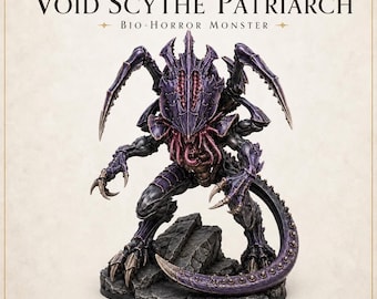 Void Scythe Patriarch - 60, 80 or 100mm Sci-Fi Alien Resin Monster - HGM Exclusive