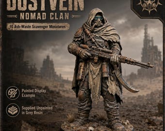 Dustvein Nomad Clan | Choose 1, 5, 10 or 20 Wasteland Resin Miniatures | HGM Exclusive