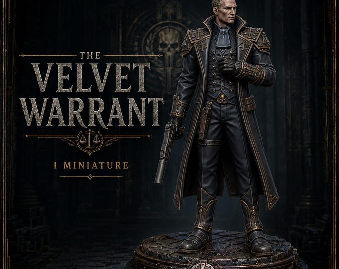 The Velvet Warrant | Legends of Judgement | HGM Exclusive Physical Resin Character