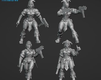 Murder Clown Initiates - Frigid Miniatures - Tabletop Wargaming for Grimdark | Alternative  | OPR Sci-Fi mini